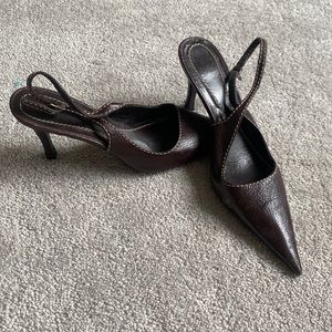 COPY - Brown pointy shoes